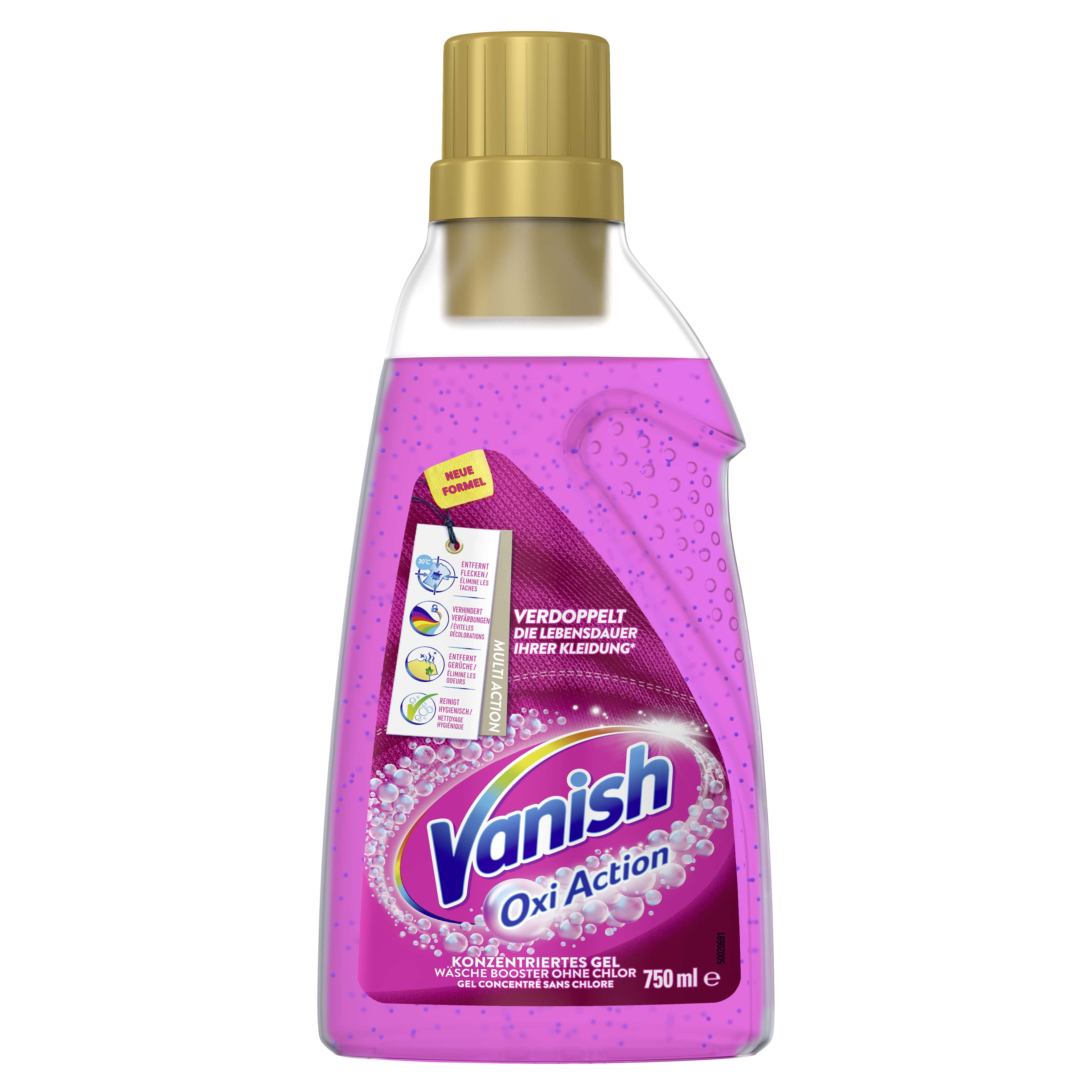 Vanish Oxi Action Fleckentferner Gel Pink 750ml